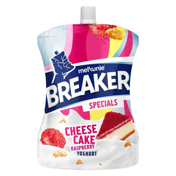MELKUNIE breaker cheese cake framboos 200 GR