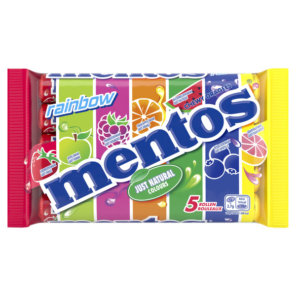 MENTOS rainbow 5-pack 187.5 GR