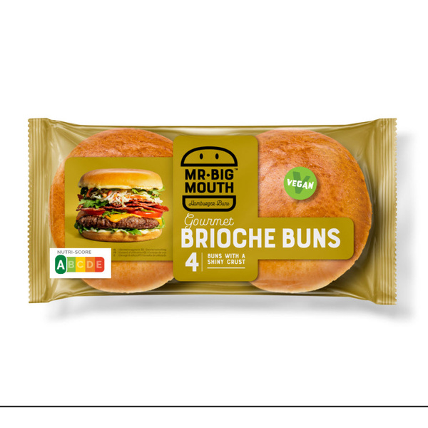Mrbigmou hamburgerbroodjes brioche 4 ST