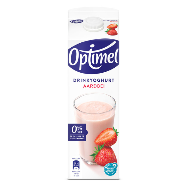 OPTIMEL drink aardbei 1 LT