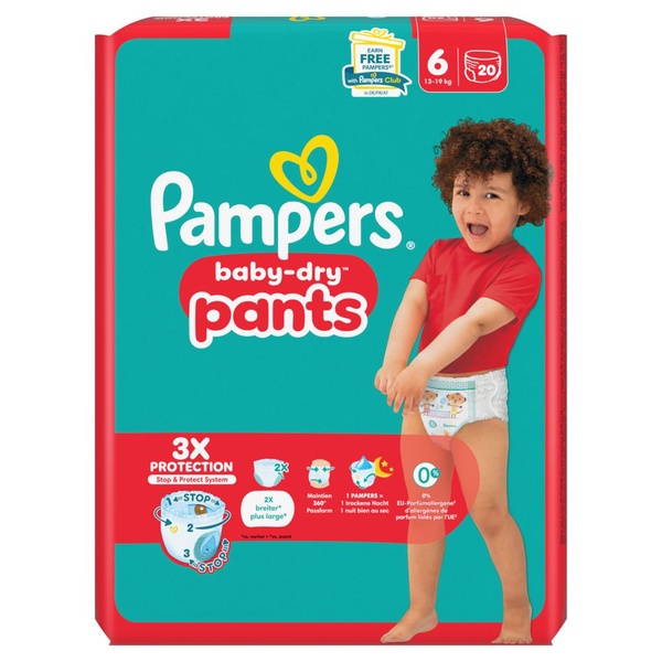 PAMPERS baby dry pants mt6 20 ST