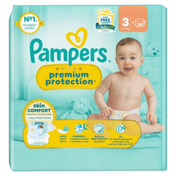 PAMPERS premium protect mt3 30 ST
