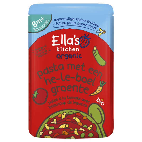 ELLA'S K 8m+ pasta met een heleboel gro 190 GR