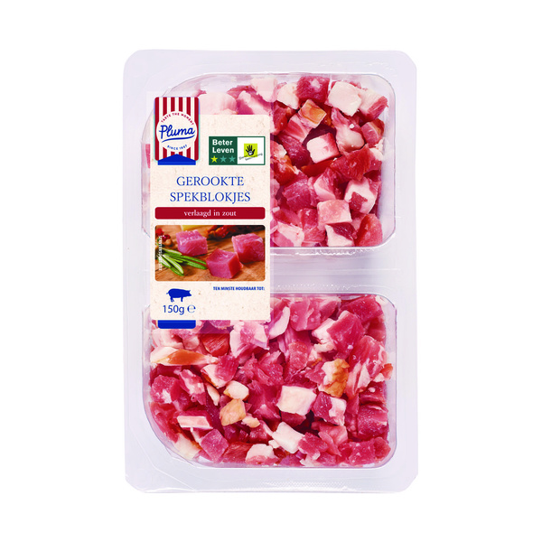 PLUMA spekblokjes 150 GR