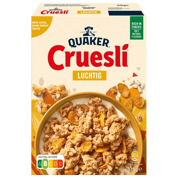 QUAKER cruesli lucht  naturel 375 GR