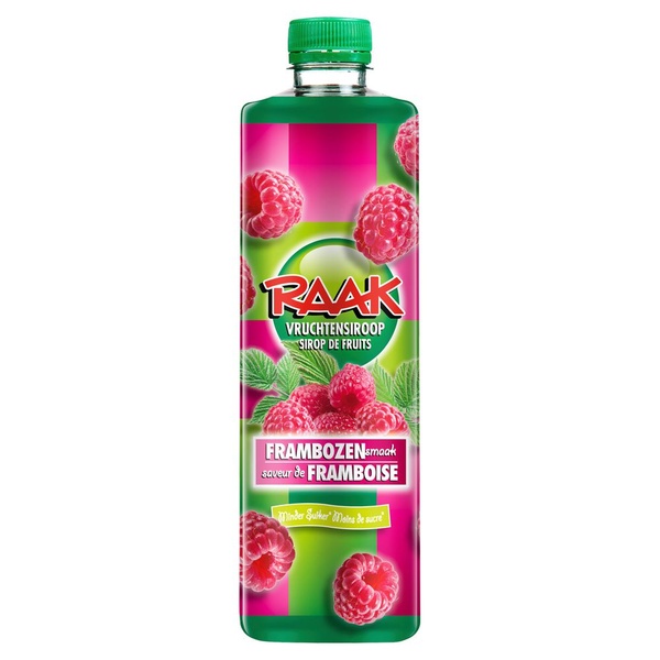 RAAK vruchtensiroop framboos. .75 LT