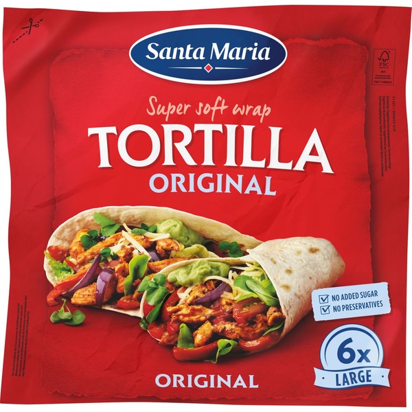 SMARIA tortilla original wraps 6 ST