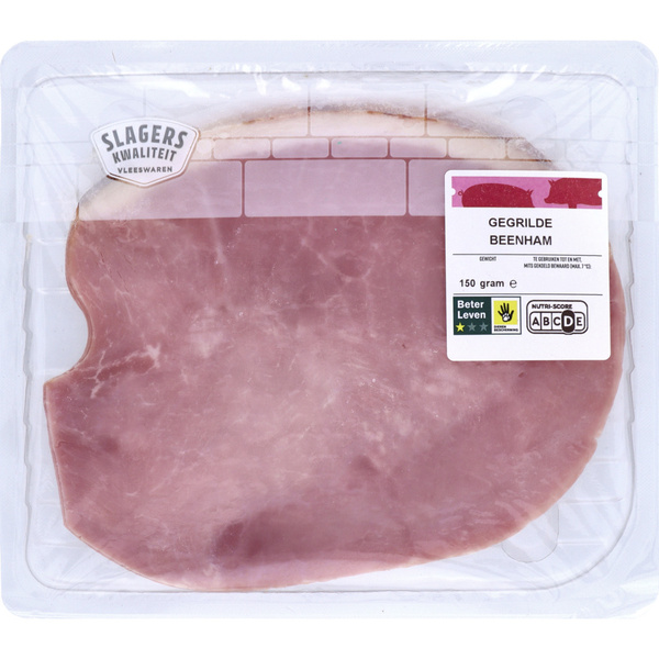 SLAGERSK gegrilde beenham 150 GR