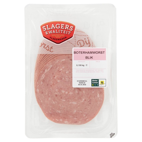 SLAGERSK zav boterhamw blik 150 GR