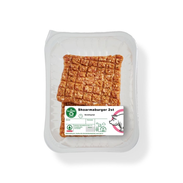 SPAR shoarmaburger 2st 200 GR