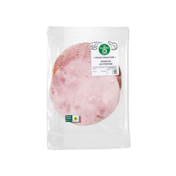 gegrilde achterham 125gr 1 KG