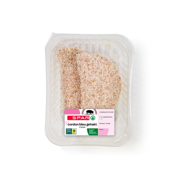 SPAR cordon bleu gehakt 2st 220 GR