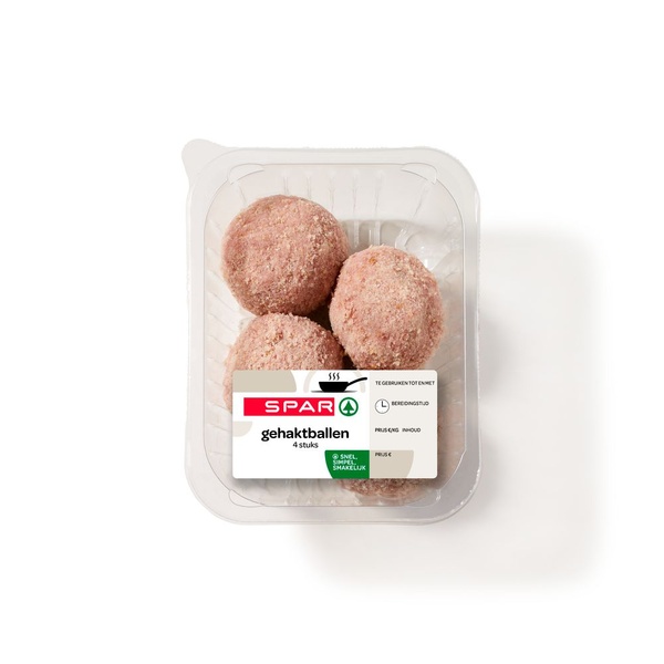 SPAR gehaktballen   4st 400 GR