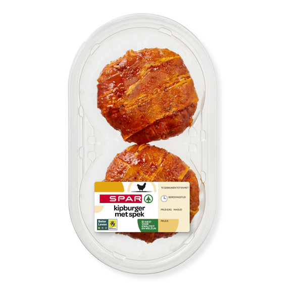 SPAR kipburger met spek 230 GR 230 GR