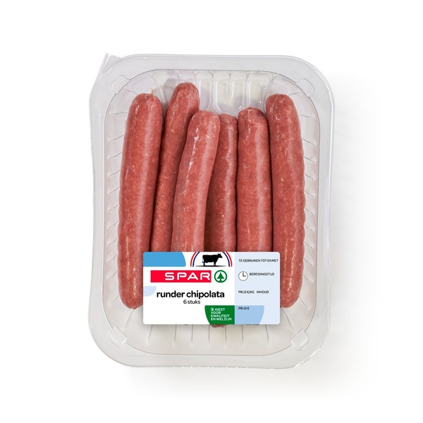 SPAR runder chipolata 6st 300 GR