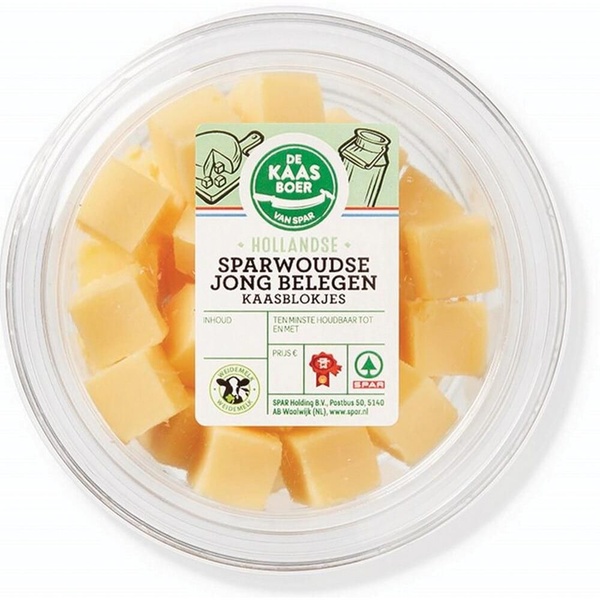 SPARWOUD jong belegen blokjes 130 GR