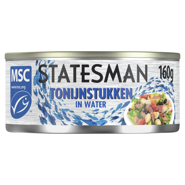 STATESM tonijnstuk in water 160 GR