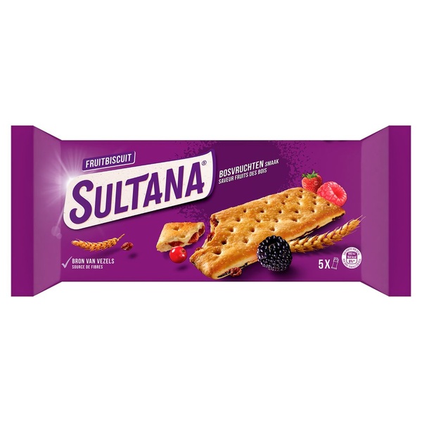 SULTANA fruitbiscuits bosvruchten 5 ST