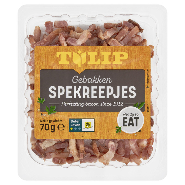 TULIP uitgebakken spekreepjes. 70 GR