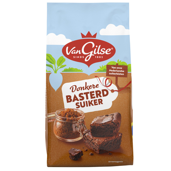 GILSE basterdsuiker donker 600 GR