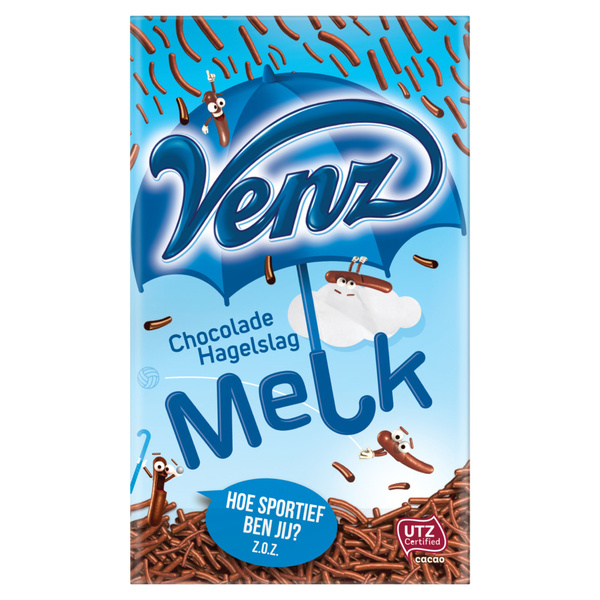 VENZ chocoladehagel melk 400 GR