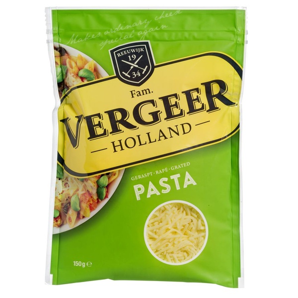 VERGEE geraspte pasta kaas 150 GR