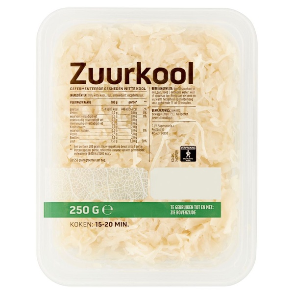 Zuurkool 250 GR