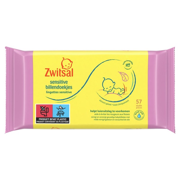 ZWITSAL billendoek sensitive 57 ST